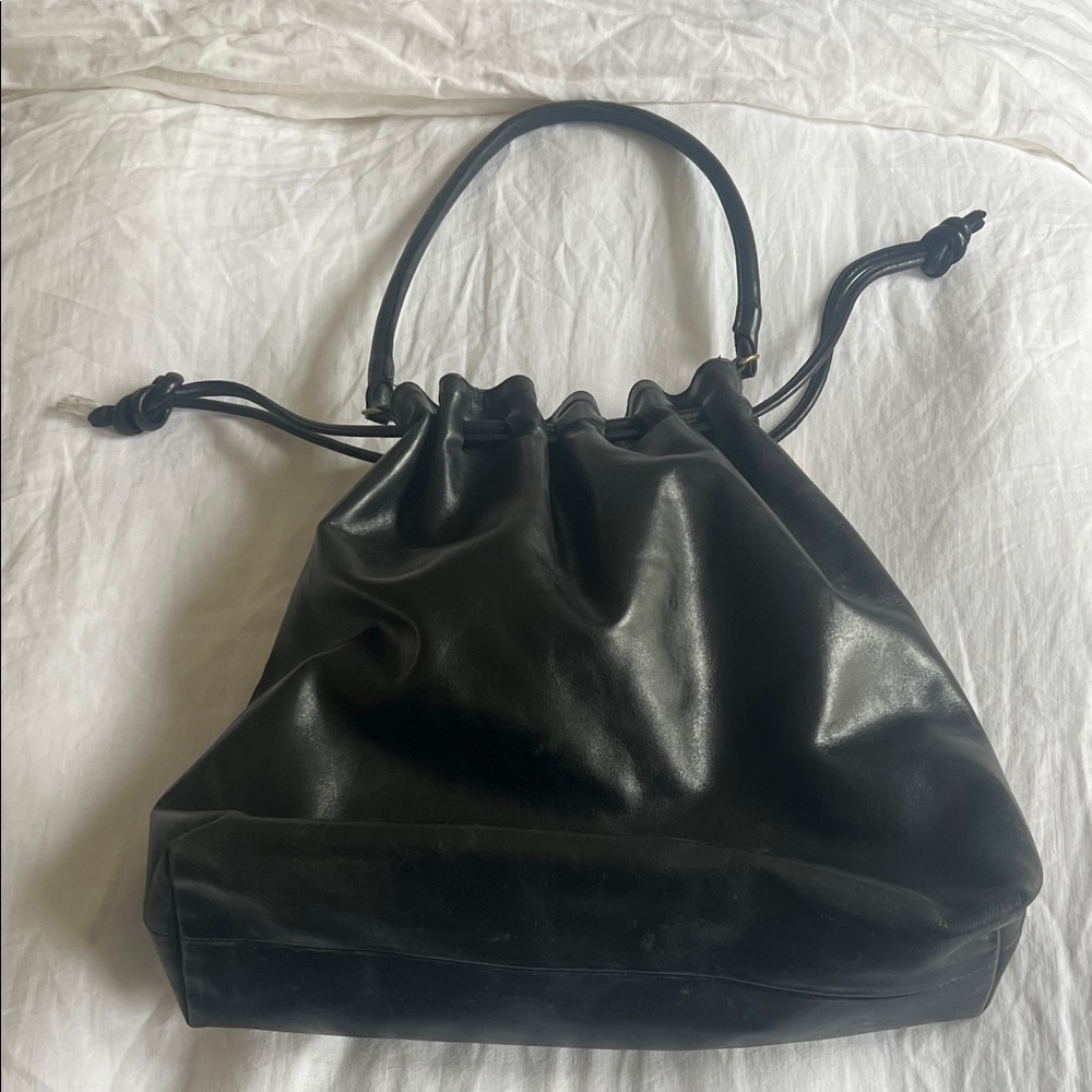 Clare V black handbag